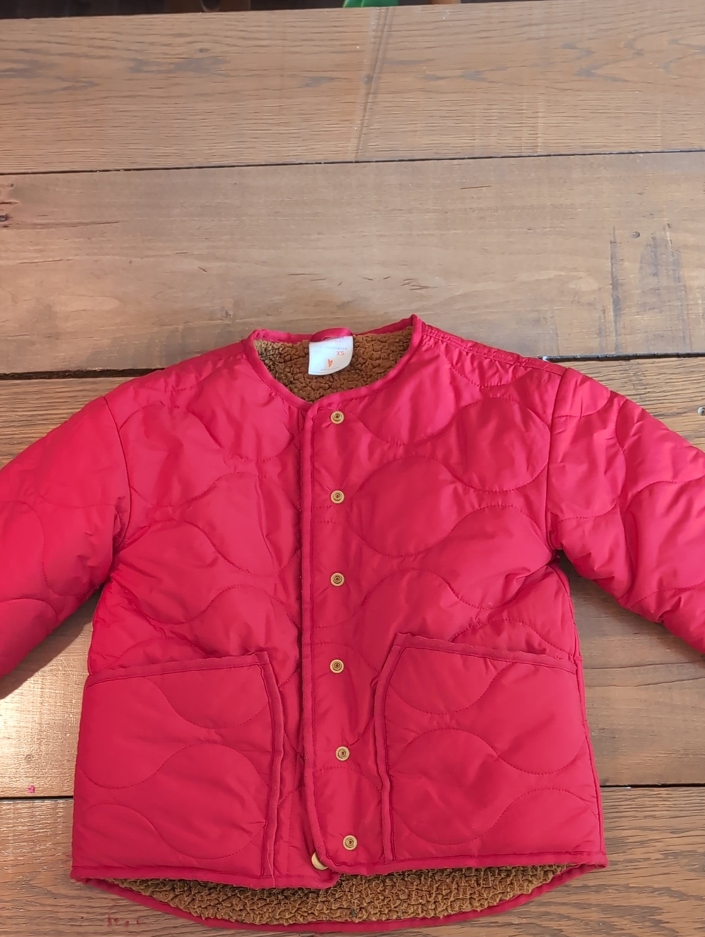 Girls JCrew Red Puffer jacket